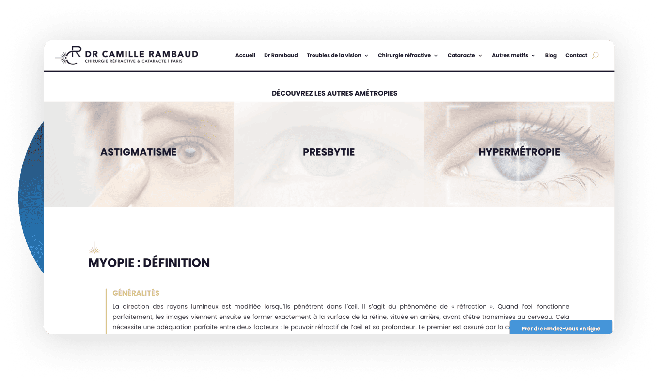 dr camille rambaud portfolio developpement web doconnect editeur logiciel