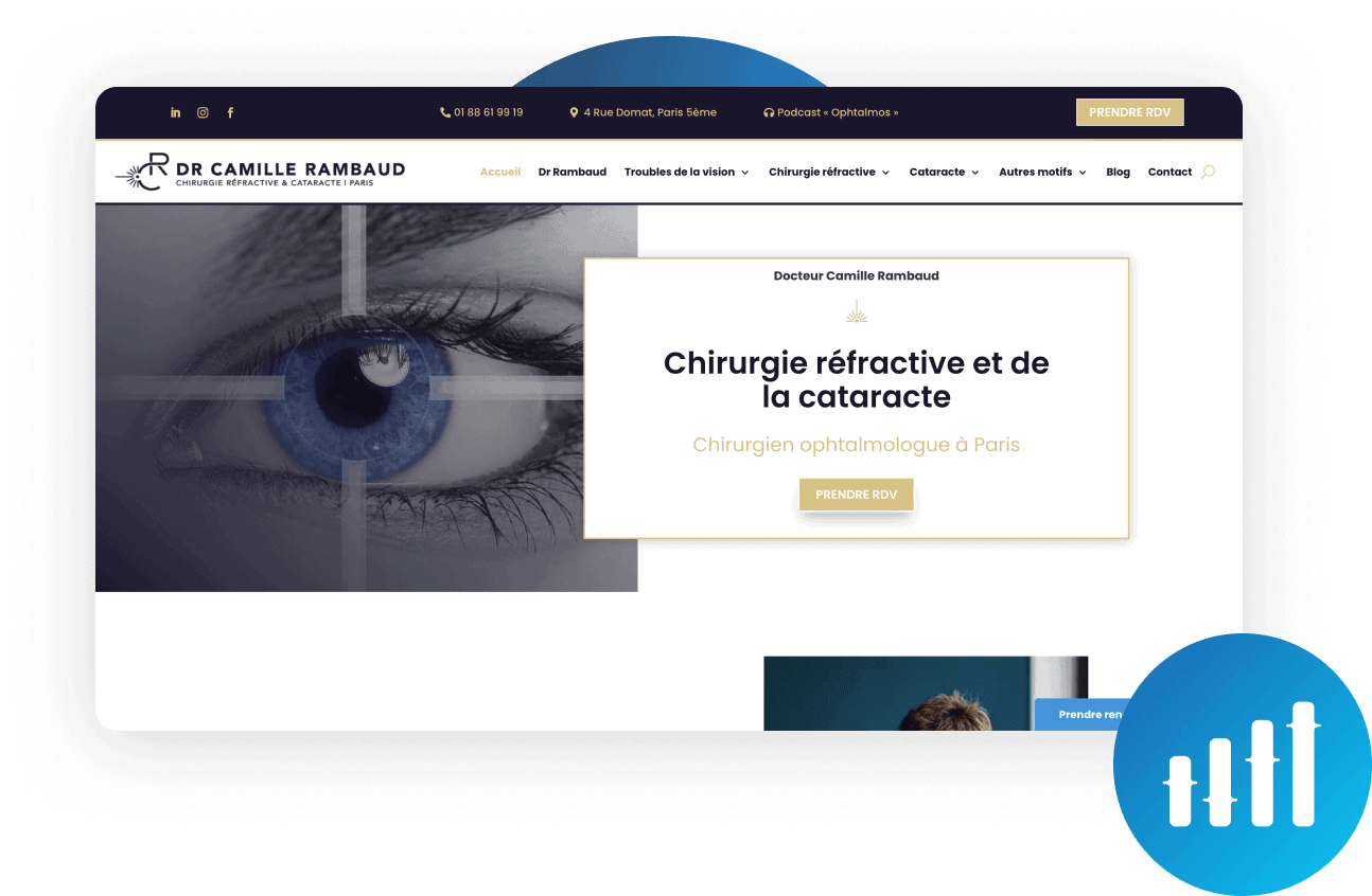 dr camille rambaud ux ui analytique portfolio developpement web doconnect editeur logiciel